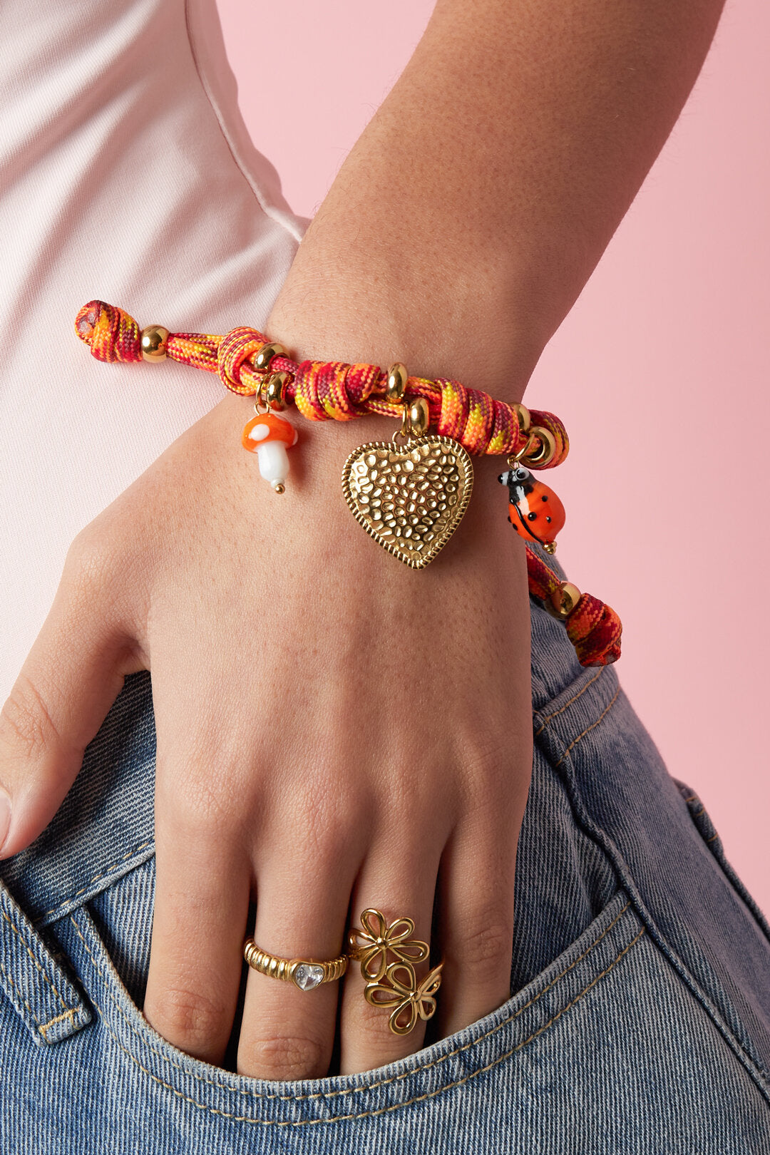 Rope Charm Bracelets Heart Casual Daily Romantic Series Women's jewelry