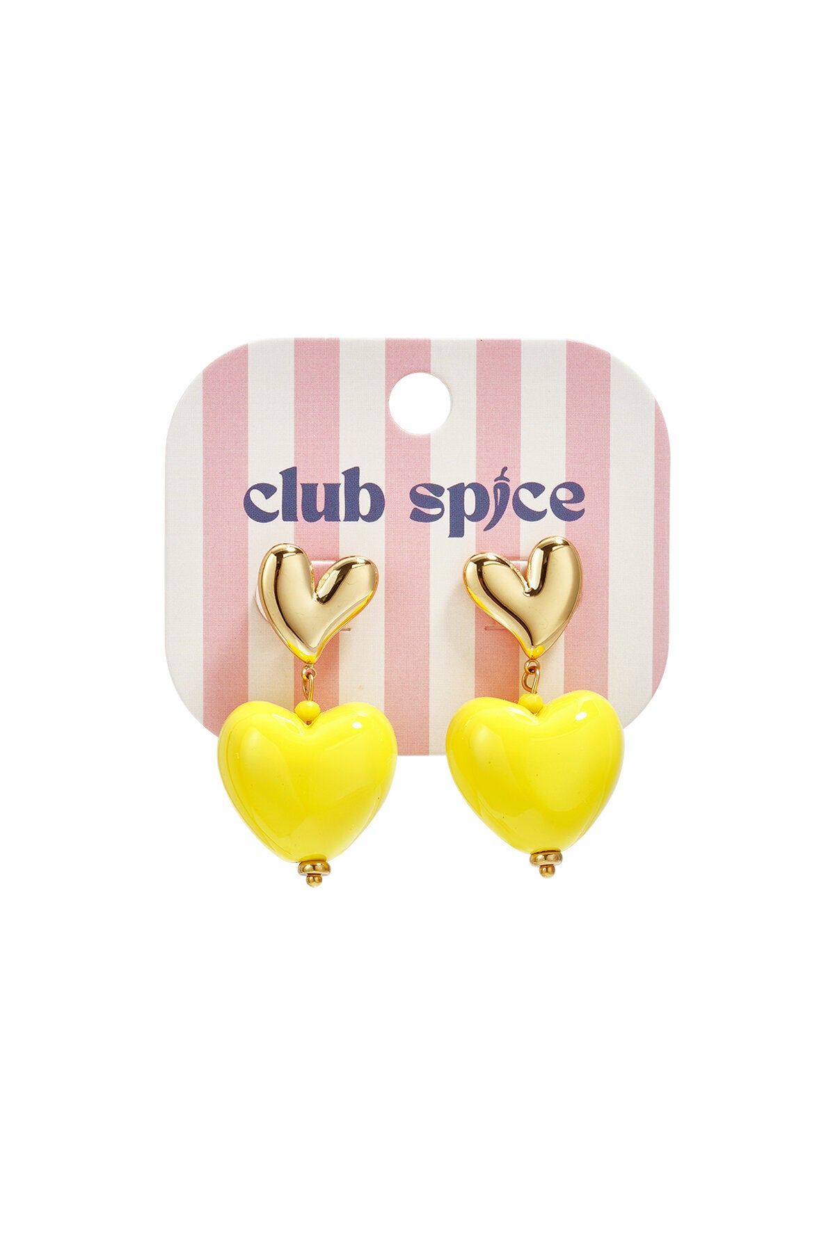 Elegant Heart-Shaped Drop Earrings for Spring/Summer