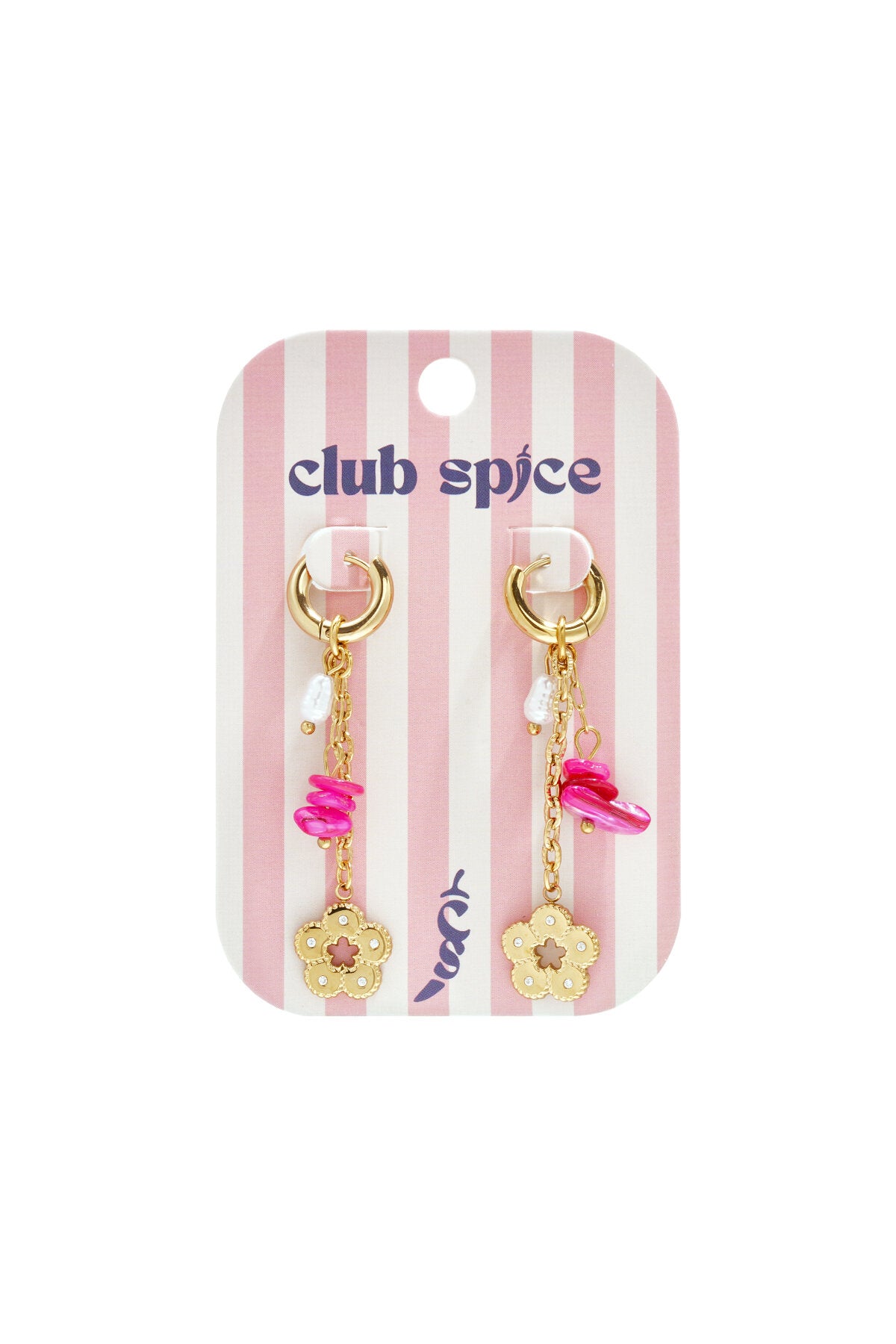 Stainless Steel Beads Earrings Flower Casual Daily Romantic Series Women's jewelry