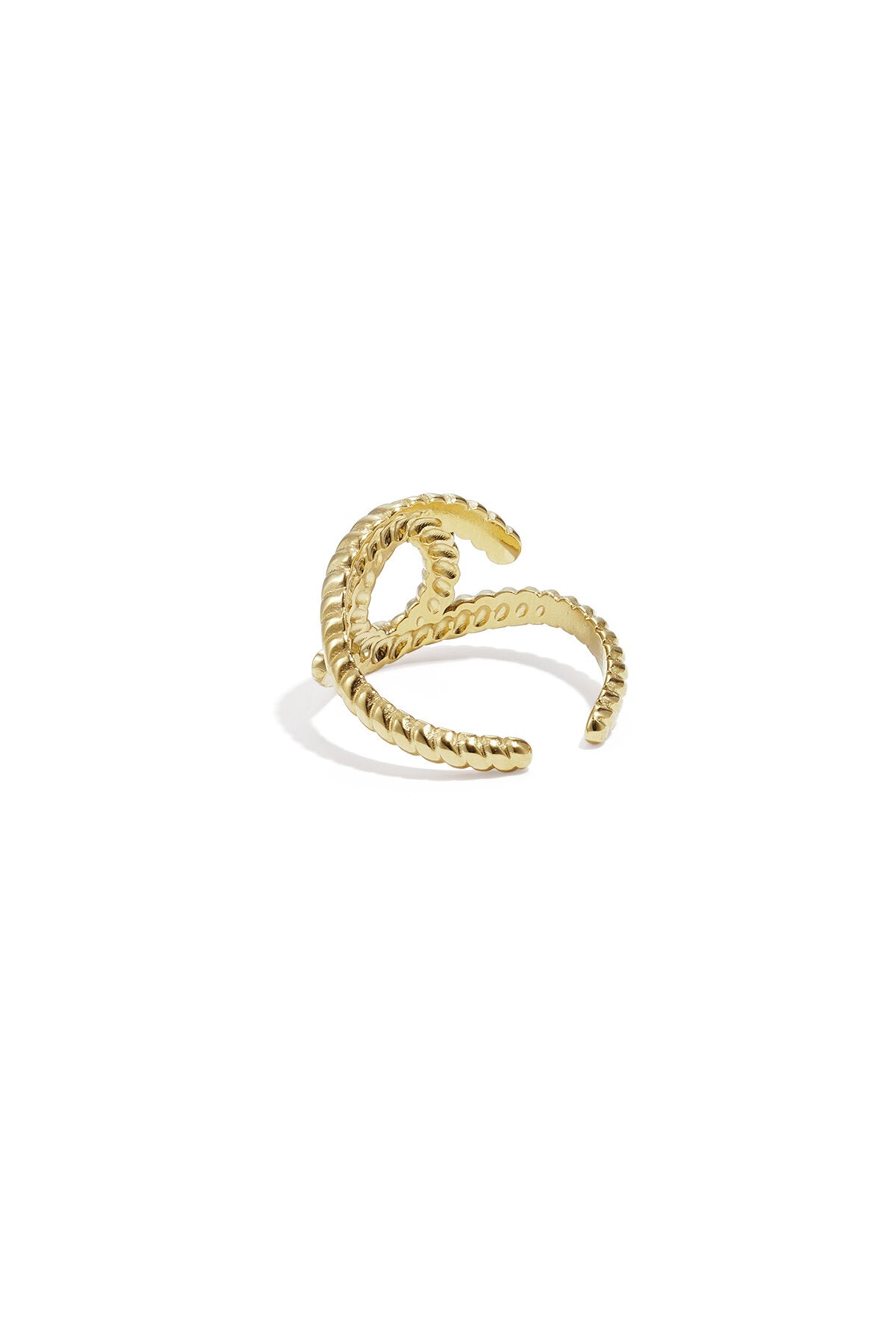 Stainless Steel Statement Rings lines Casual Daily Simple Series Women's jewelry
